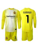 Inter Milan Yann Sommer #1 Keeper Bortedraktsett Barn 2025-26 Lange ermer (+ bukser)